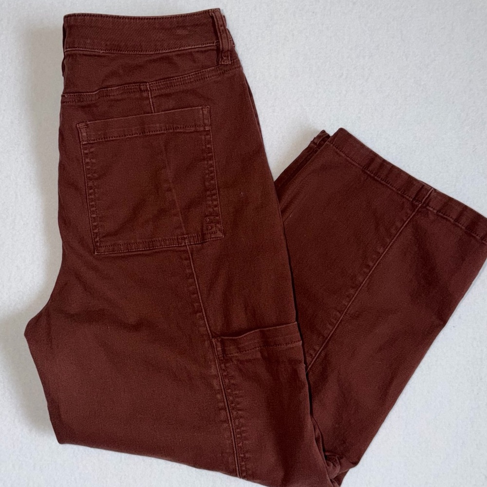 Rachel Rachel Roy Utility Wide Leg Cargo Denim Pants